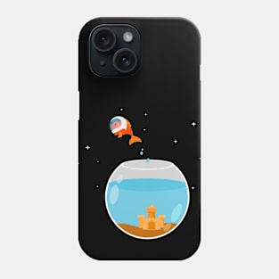 Astronaut Fish Phone Case