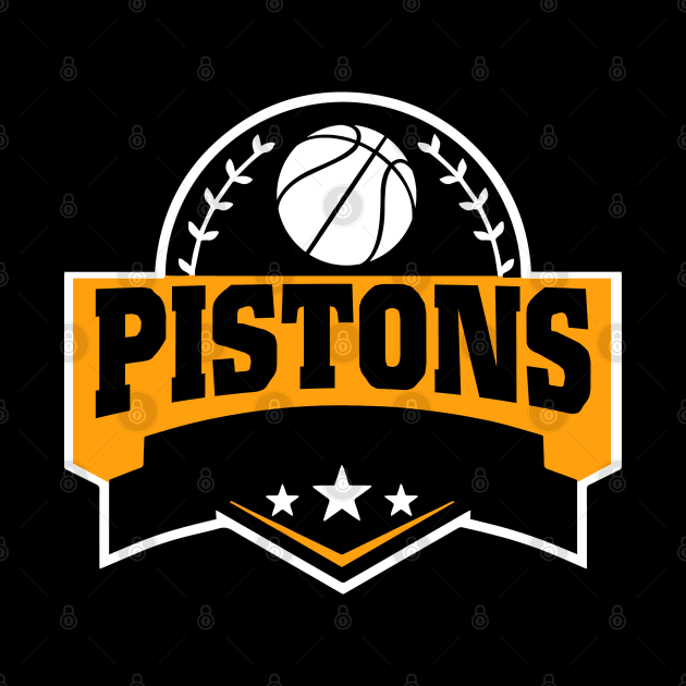 Personalized Basketball Pistons Proud Name Vintage Beautiful by Frozen Jack monster