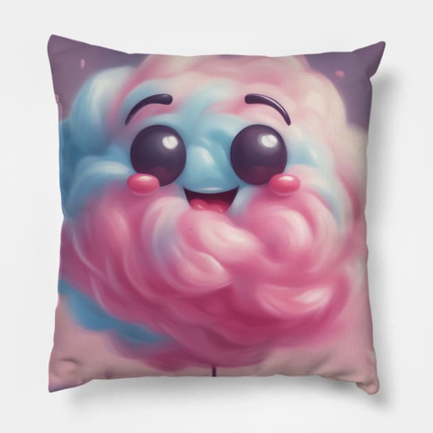 A delicious cotton candy Pillow by CreativeSun92