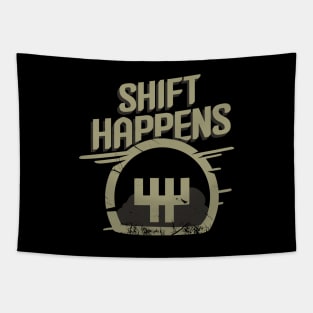 Shift Happens Race Car Sportscar Racing Tuner Gift Tapestry