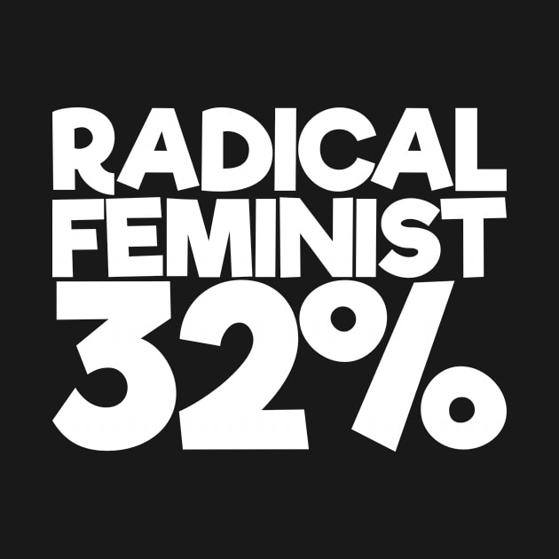 Radical Feminist 32% by shirtsbase