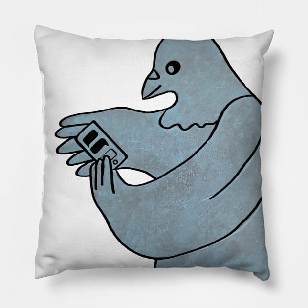 Messenger Pigeon Pillow by thelittleforest