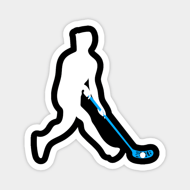 floorball player Magnet by Johnny_Sk3tch