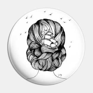 Head In The Sea Pin