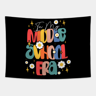 In My Middle School Era - Groovy Design For Teachers, Educators And Students Too Tapestry