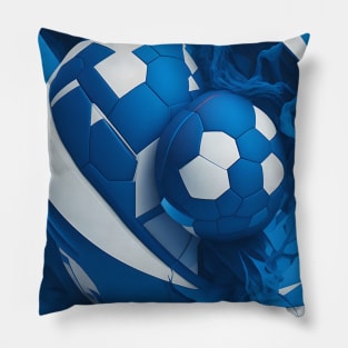 Abstract blue balls Pillow