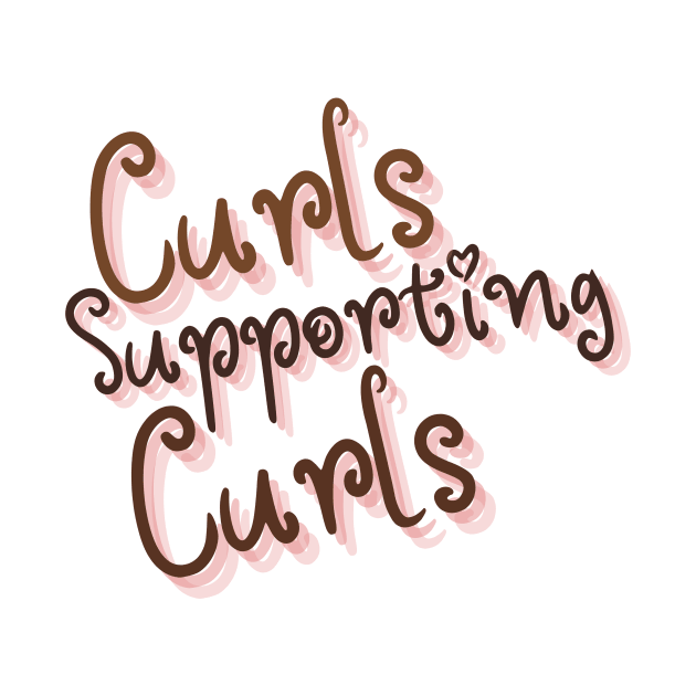 Curls Supporting Curls v10 by Just In Tee Shirts