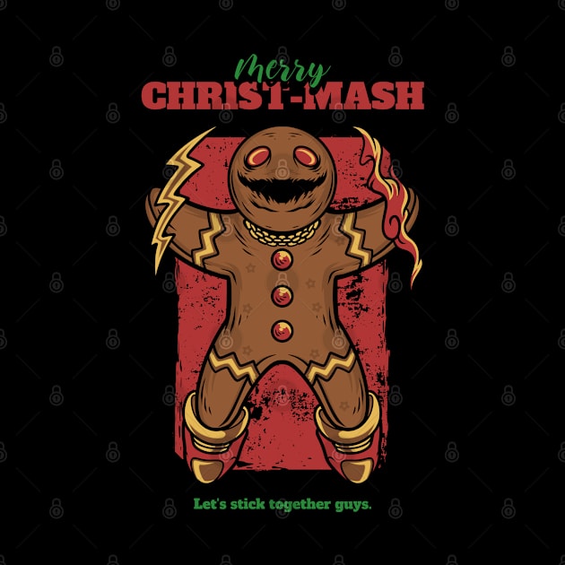 Gingerbread Man Christmas creepy by DAGHO