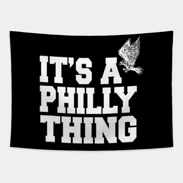 IT'S A PHILLY THING - It's A Philadelphia Thing Fan Lover Tapestry by bonsauba