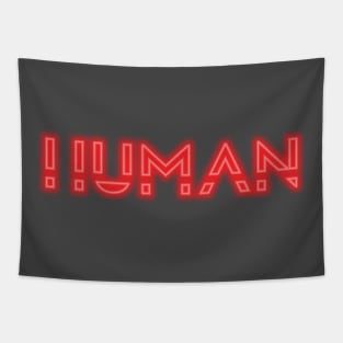 Neon Human Pocket Tapestry