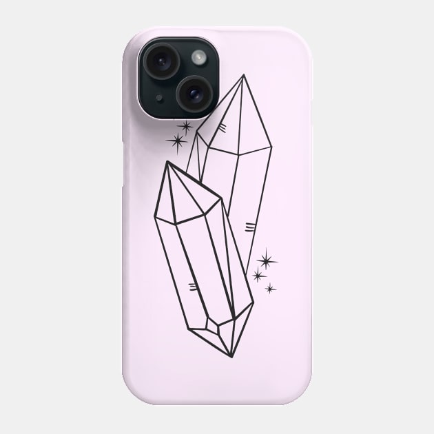 Crystal Art T-Shirt Phone Case by OgogoPrintStudio