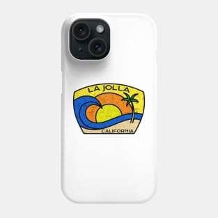 La Jolla California Surfing Phone Case