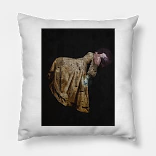 Sleeping-Beauty Magic - Surreal/Collage Art Pillow