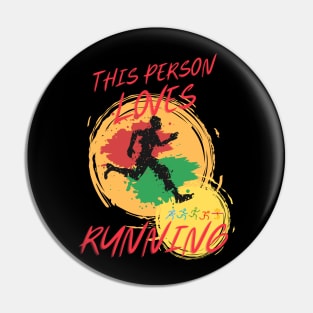 This person loves running Pin