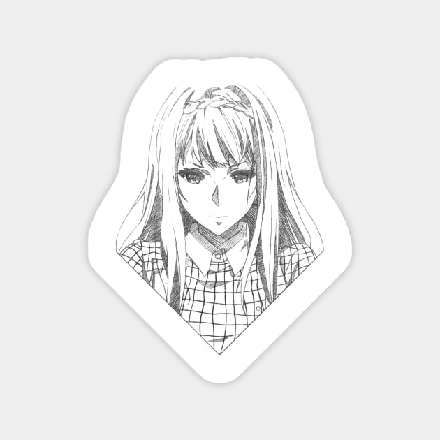 Luculia from Violet Evergarden Magnet by ss_art1