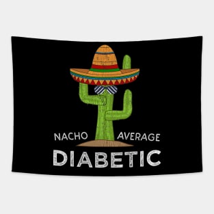 Fun Diabetic Humor Gifts  Funny Meme Saying Diabetes Tapestry