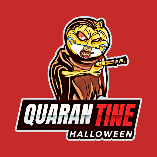 Quarantine Halloween (Pumpkin gun & mask) by PersianFMts