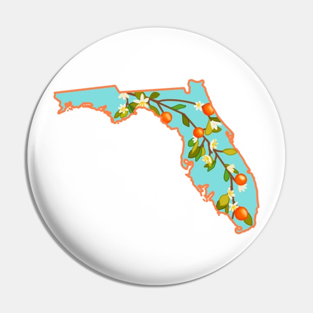 Florida state flower orange blossom Pin by avadoodle