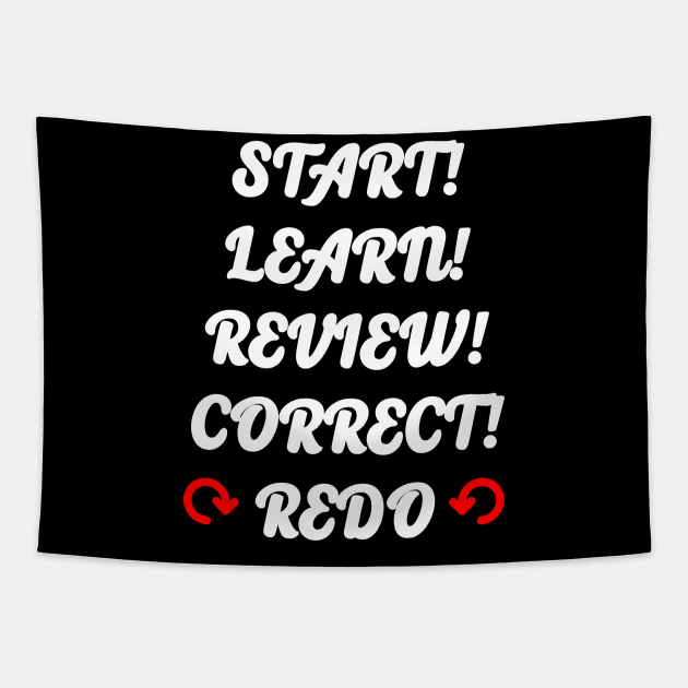 start learn review correct redo Tapestry by Dolta