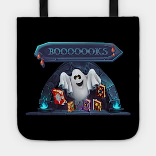 Boooook! Halloween Books Lover Ghost Love Books Tote