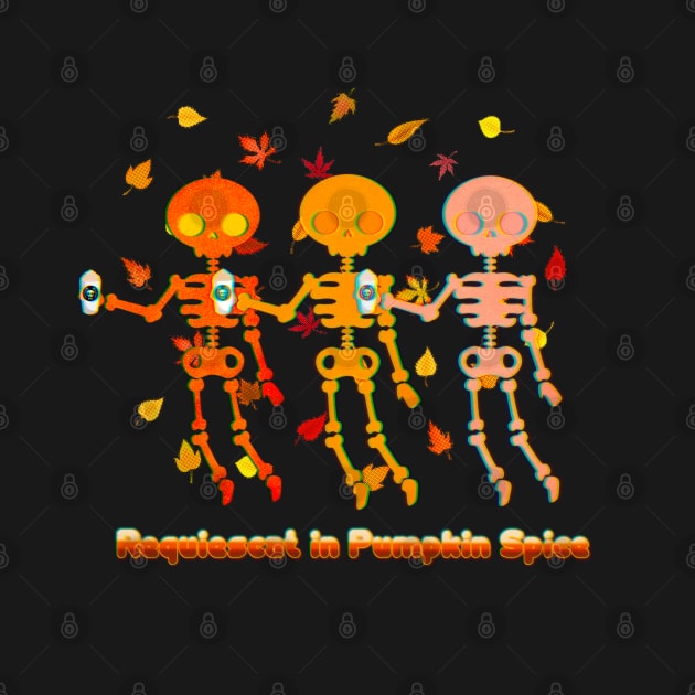 Pumpkin Spicy Skeletons by Meowlentine