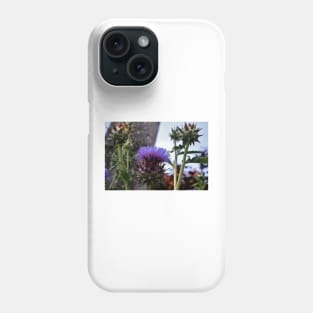 Purple Flower-Head Phone Case