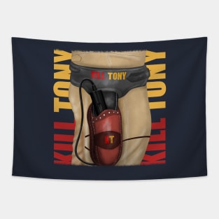 Kill Tony Podcast-Themed Gun Holster With Kill Tony Logo (Black) Tapestry