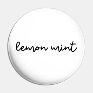 lemon mint Pin