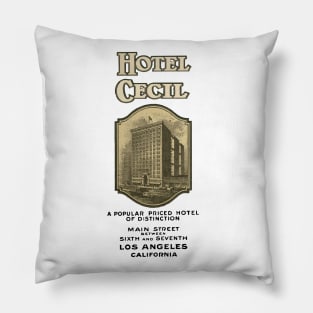 Hotel Cecil Los Angeles, True Crime, Horror Hotel, Hotel Death, The Suicide Hotel Pillow