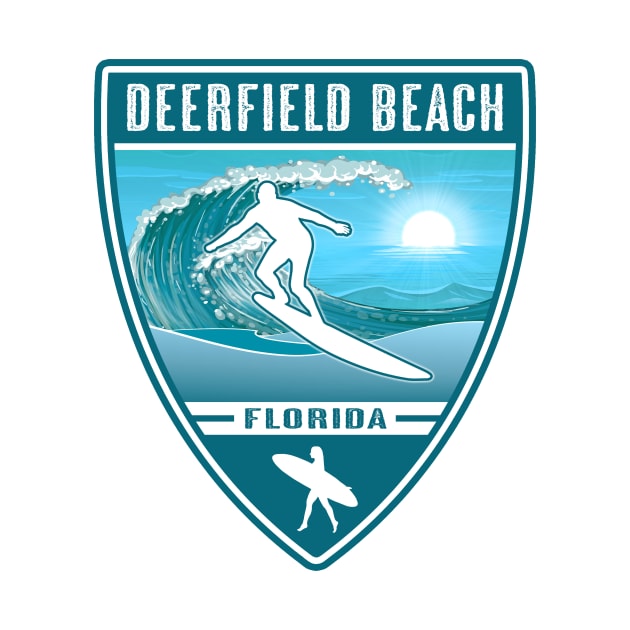 Surf Deerfield Beach Florida by Jared S Davies