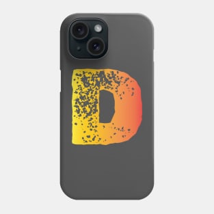 Letter D Letter Art Phone Case