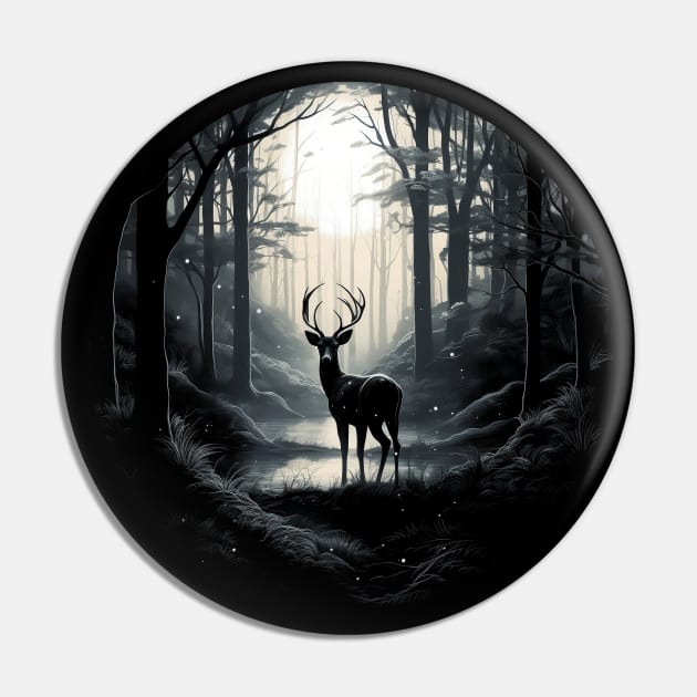 DEER IN THE DARK Pin by Drank