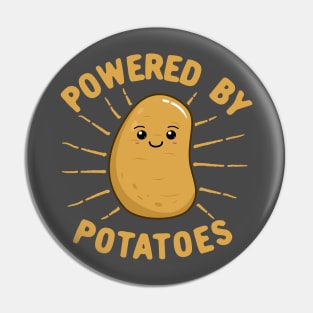 Powered By Potatoes Pin