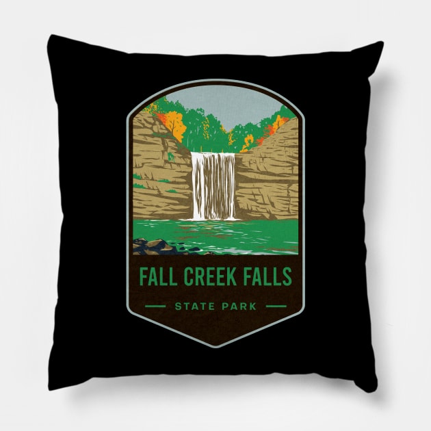 Fall Creek Falls State Park Pillow by JordanHolmes