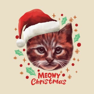 Meowy Christmas T-Shirt