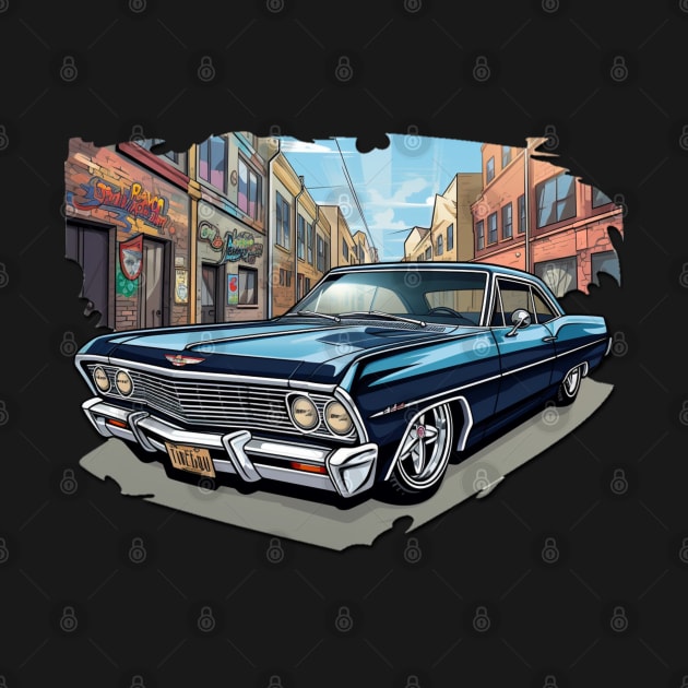 Urban Vibes: Chevy Caprice Lowrider by Spearhead Ink