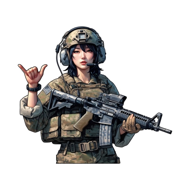 Tactical Girl by Rawlifegraphic