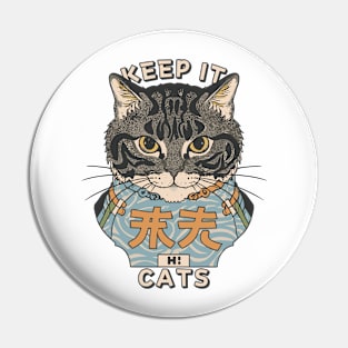 Keep It Cats Pin