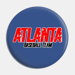 Atlanta braves team Pin