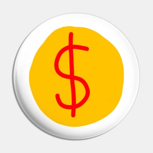 yellow dollar graphic Pin