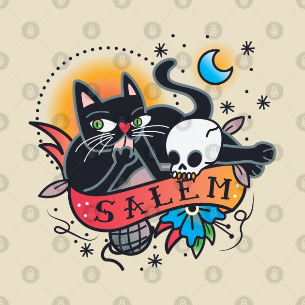 Salem the cat by LADYLOVE
