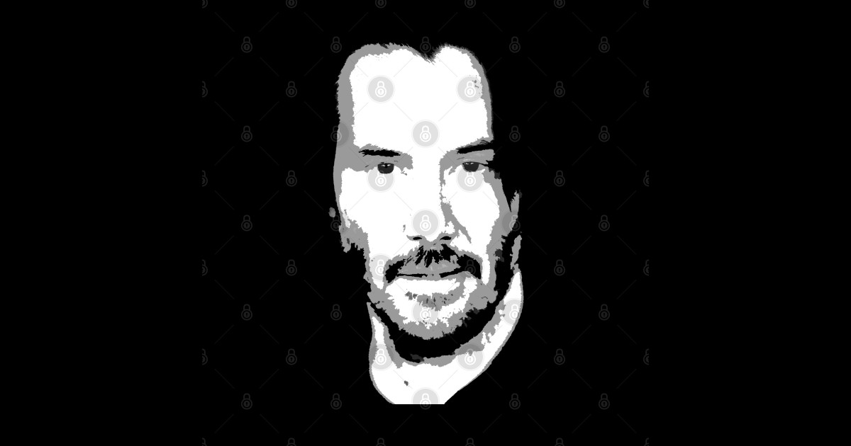 Keanu Reeves 2 - Keanu Reeves - Sticker | TeePublic