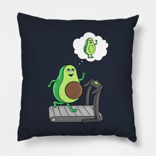 Gym avocado Pillow