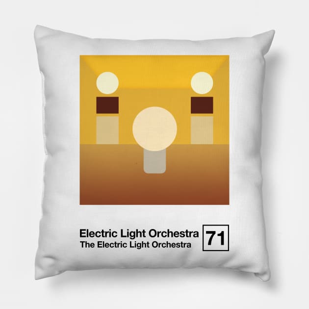 ELO / Minimalist Style Graphic Poster Design Pillow by saudade