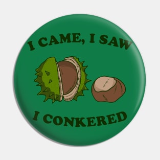 I Came I Saw I Conkered Pin