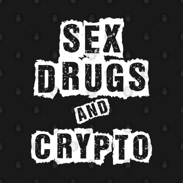 Crypto. Bitcoin Altcoins Cryptocurrency by KultureinDeezign