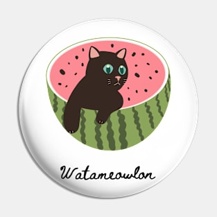 Watameowlon Pin