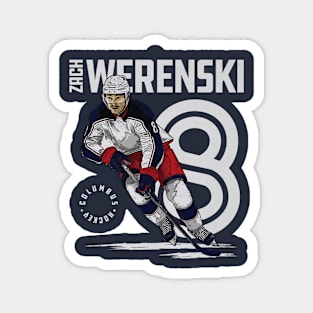 Zach Werenski Columbus Inline Magnet