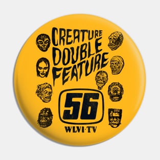 Creature Double Feature Classic Monsters Pin