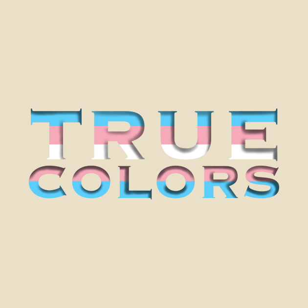 True Colors Transgender Pride Flag by QAFWarlock